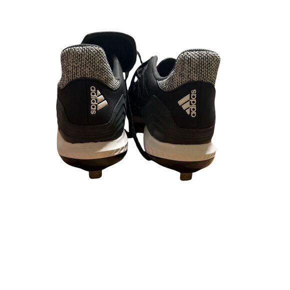 Adidas Icon Bounce Metal Baseball Cleat US Men's Size 13 Black/White CG5421 - Picture 3 of 5